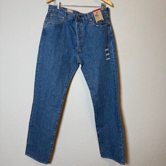 Levi's Men's Straight Leg 501 Original Style Blue Jeans Size 36 x 34 NEW - Picture 1 of 6